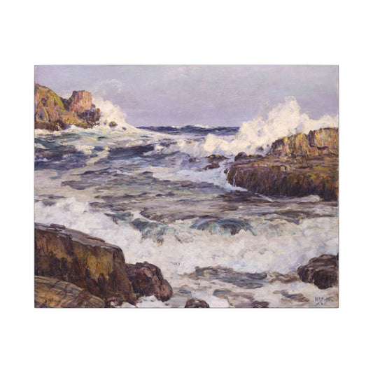 Clearing after September Gale-Maine Coast by Howard Russell Butler (1924) - Vintage Seascape Painting on Matte Stretched Canvas