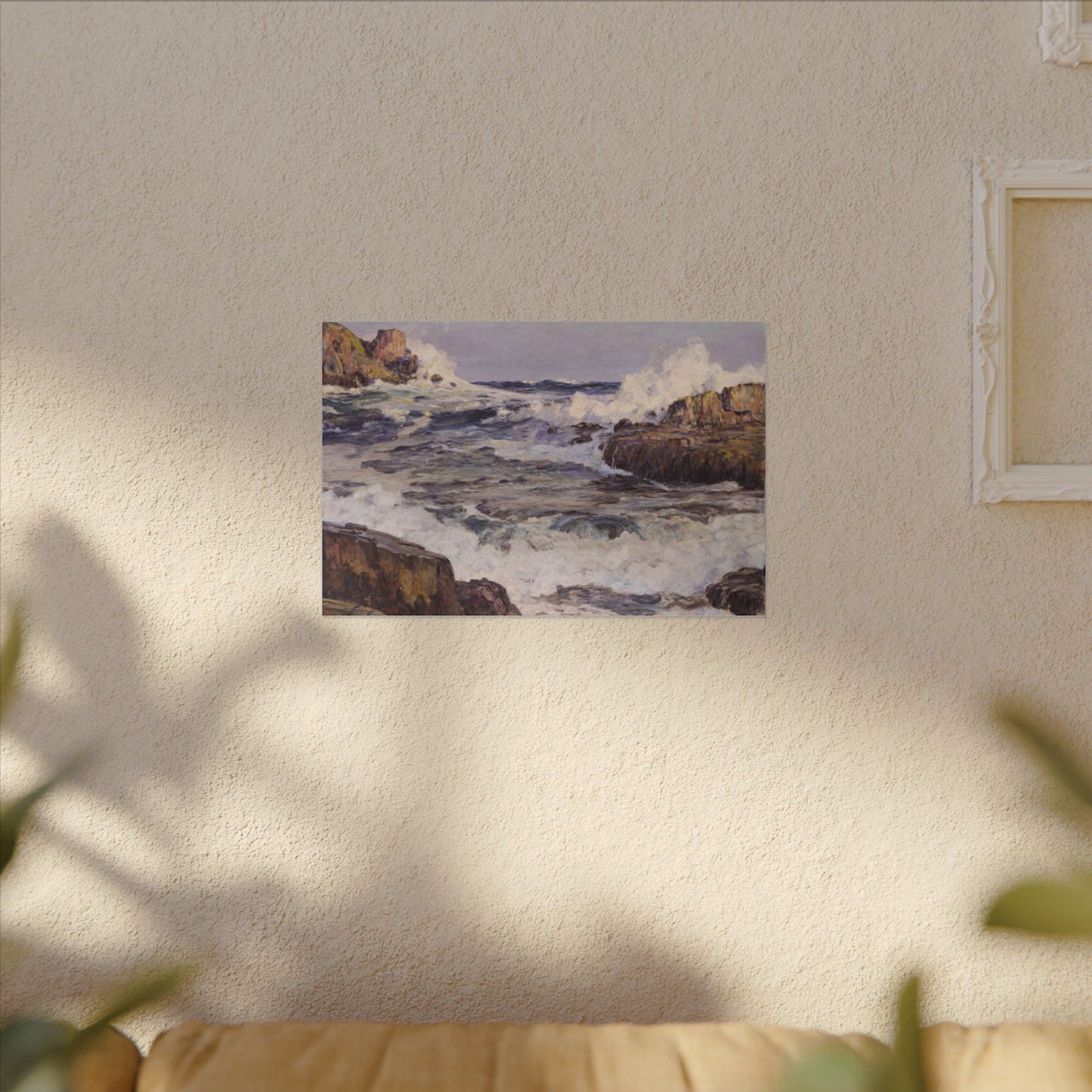 Clearing after September Gale-Maine Coast by Howard Russell Butler (1924) - Vintage Seascape Painting on Matte Stretched Canvas