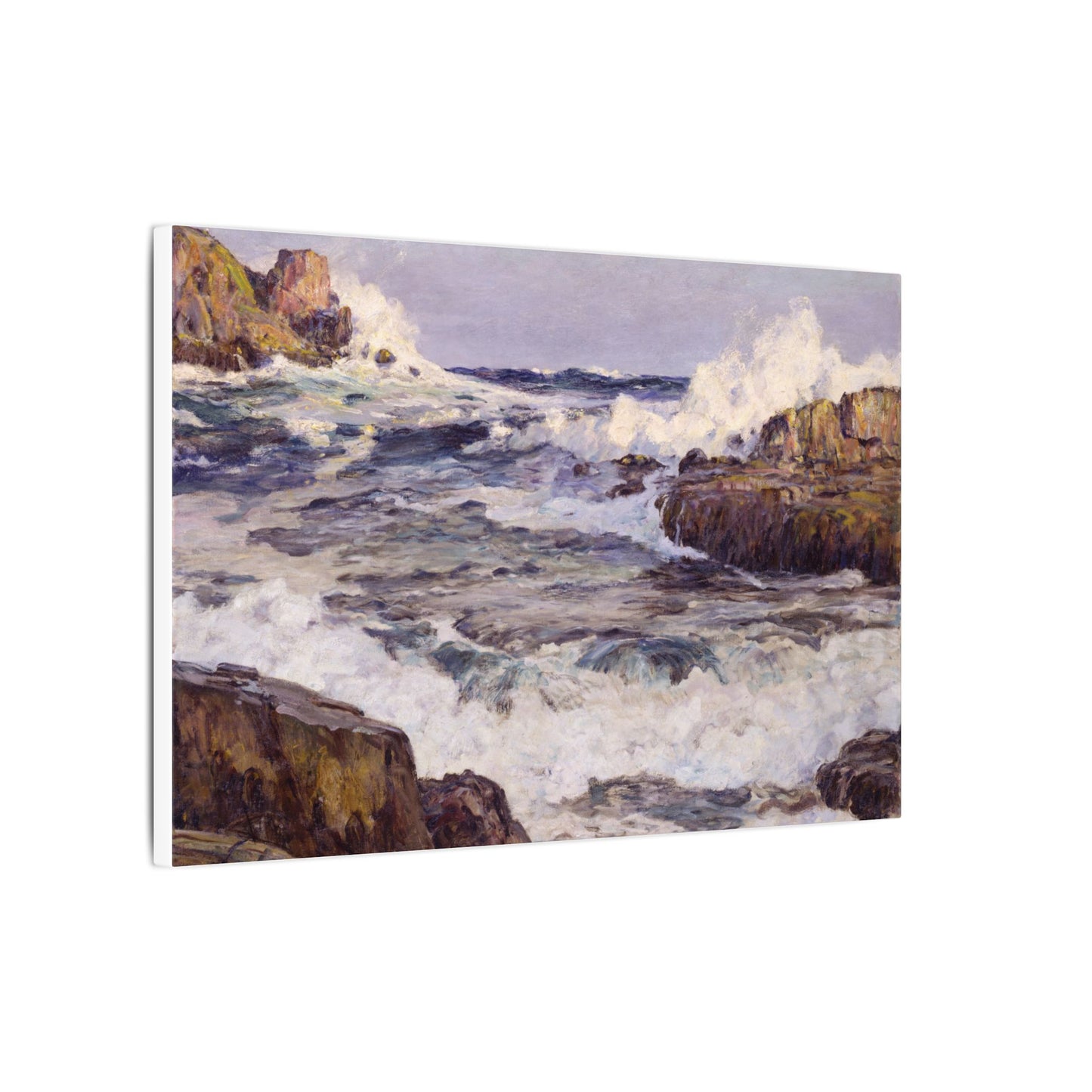 Clearing after September Gale-Maine Coast by Howard Russell Butler (1924) - Vintage Seascape Painting on Matte Stretched Canvas